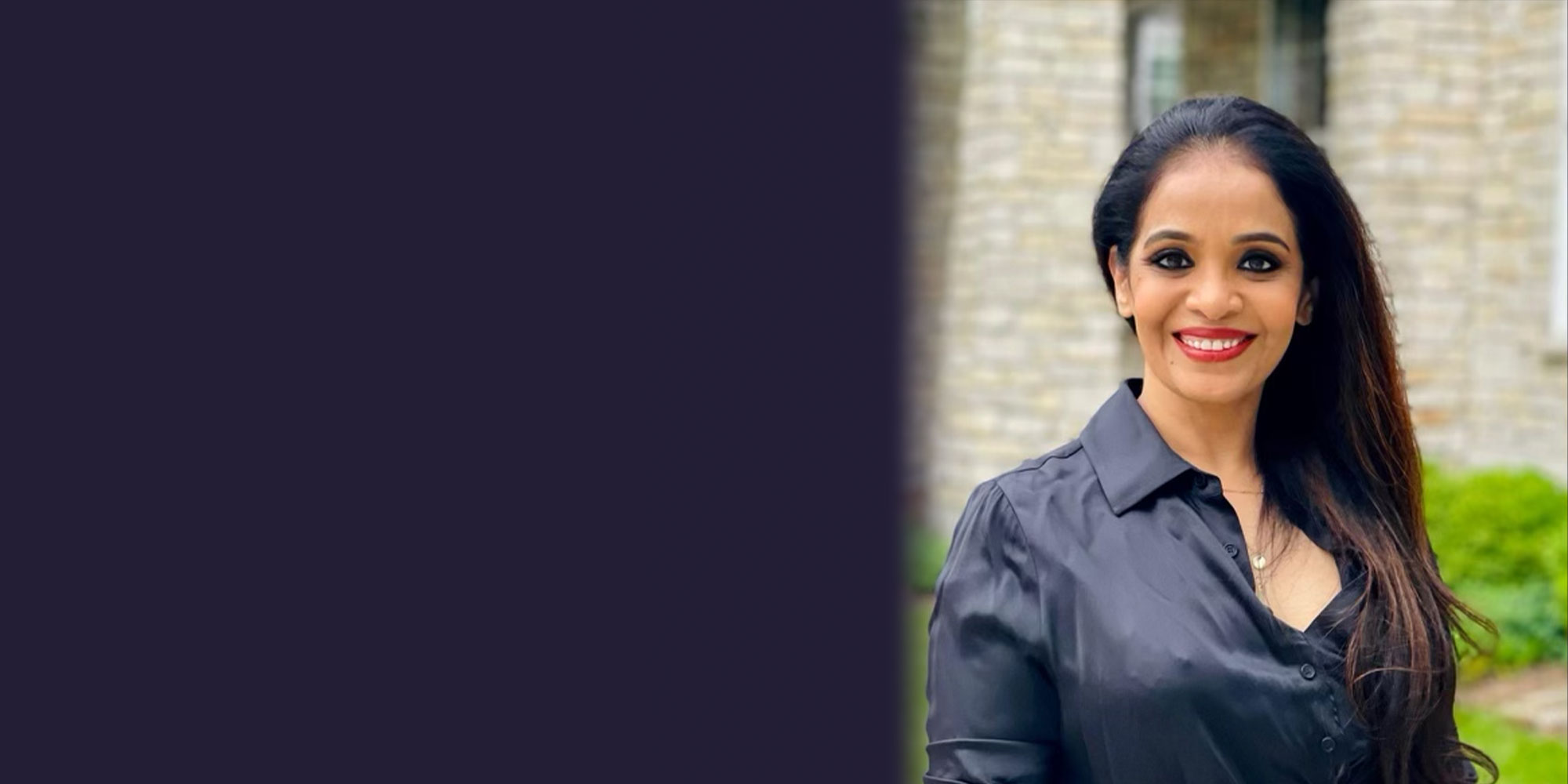 Portrait of Dr Usha Gope,